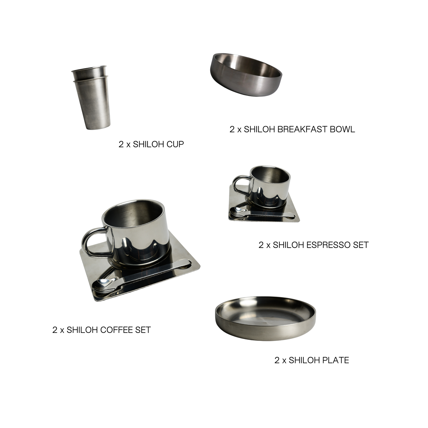 Shiloh Essentials Set – Complete 10-Piece Stainless Steel Bundle