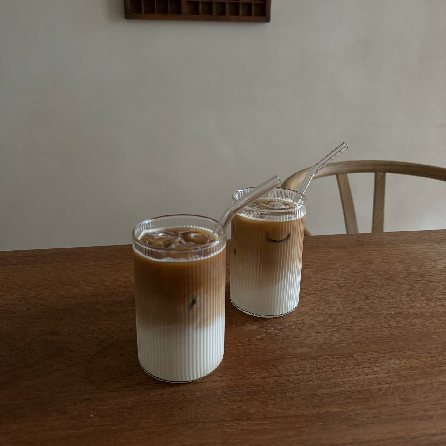 Coffee Ribble Glass High (Set of 4)