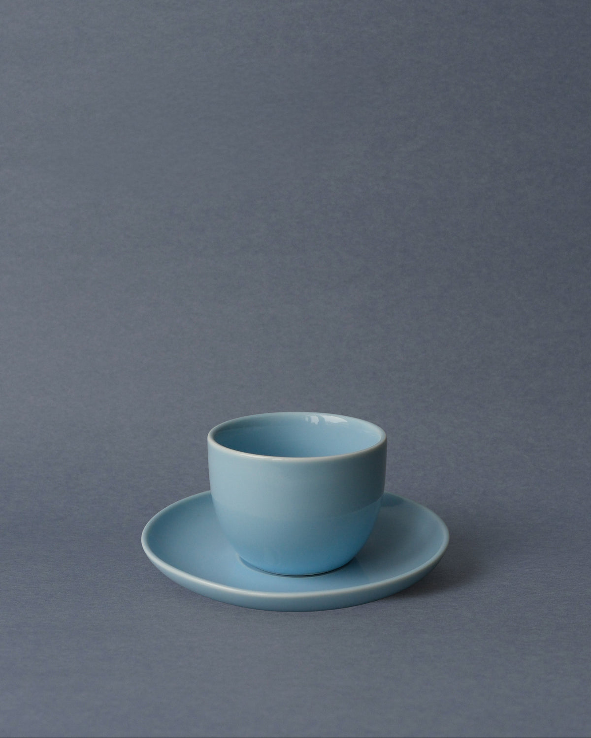Sunday Cup and Saucer - Powder Blue