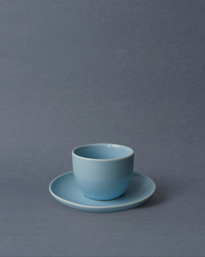 Sunday Cup and Saucer - Powder Blue