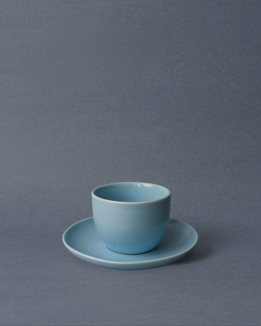 Sunday Cup and Saucer - Powder Blue
