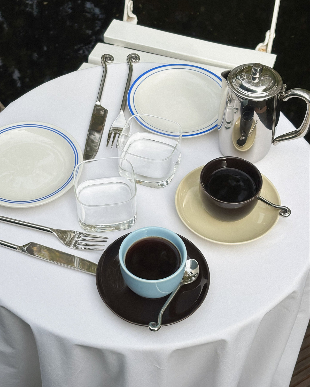 Sunday Cup and Saucer - Butter Sage