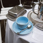Sunday Cup and Saucer - Powder Blue