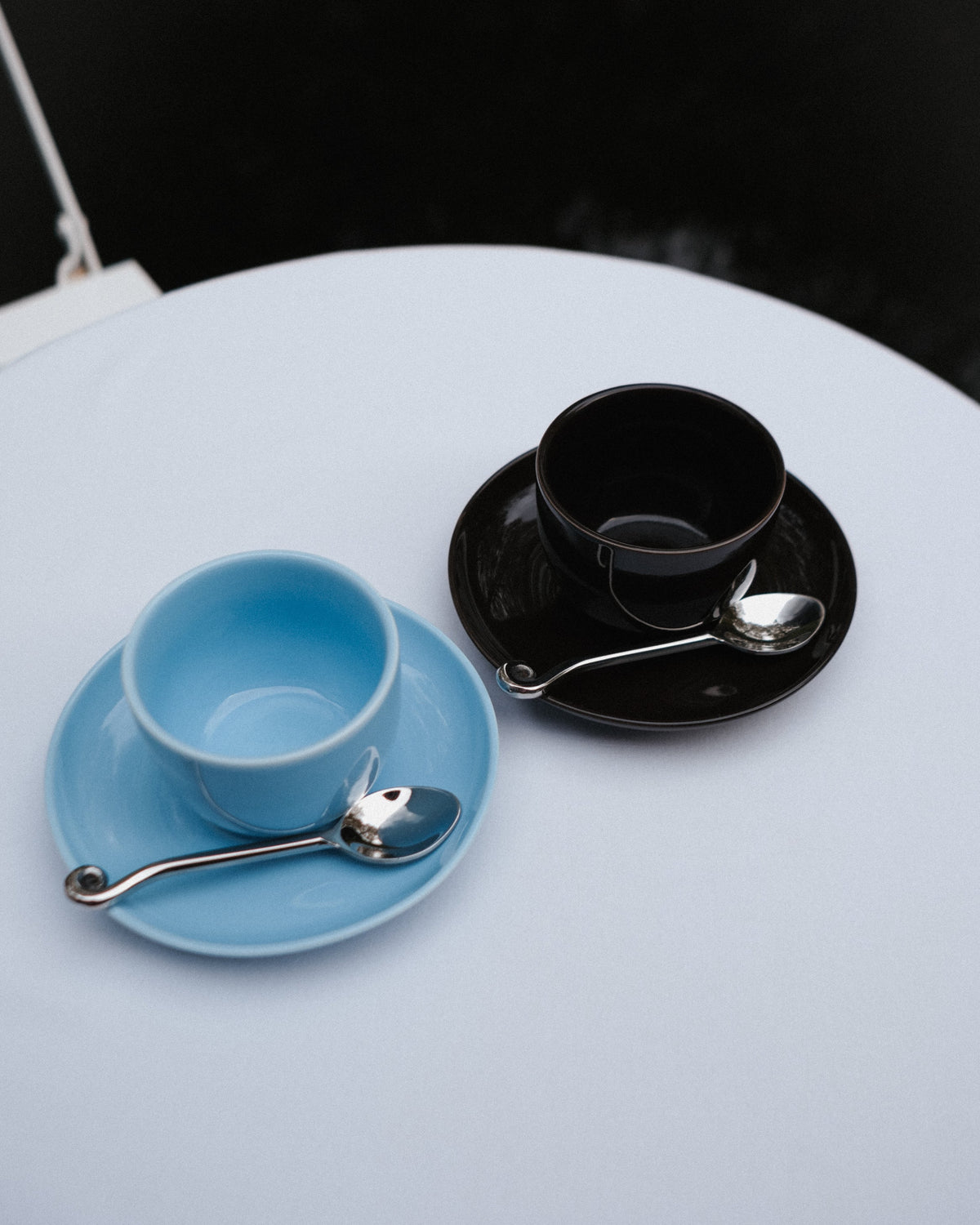 Sunday Cup and Saucer - Deep Brown